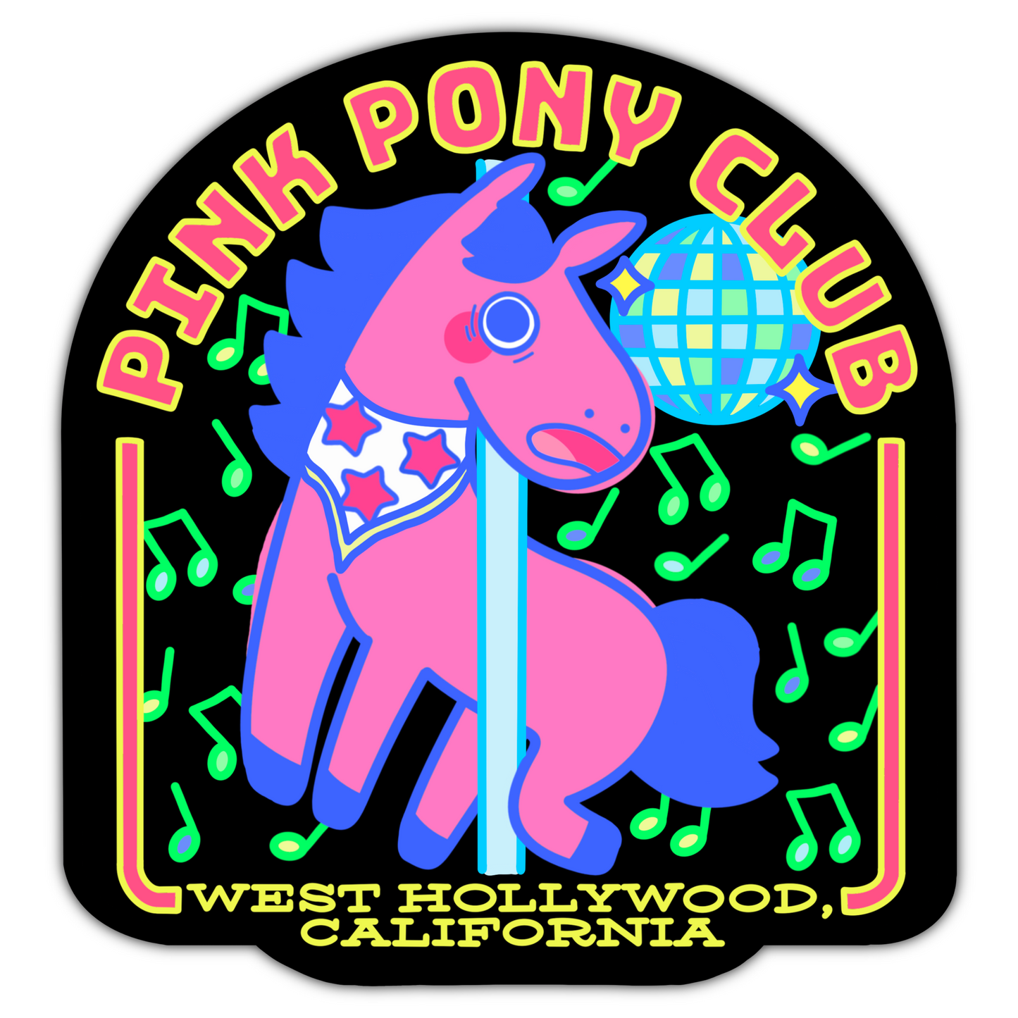 Pink Pony Club Sticker