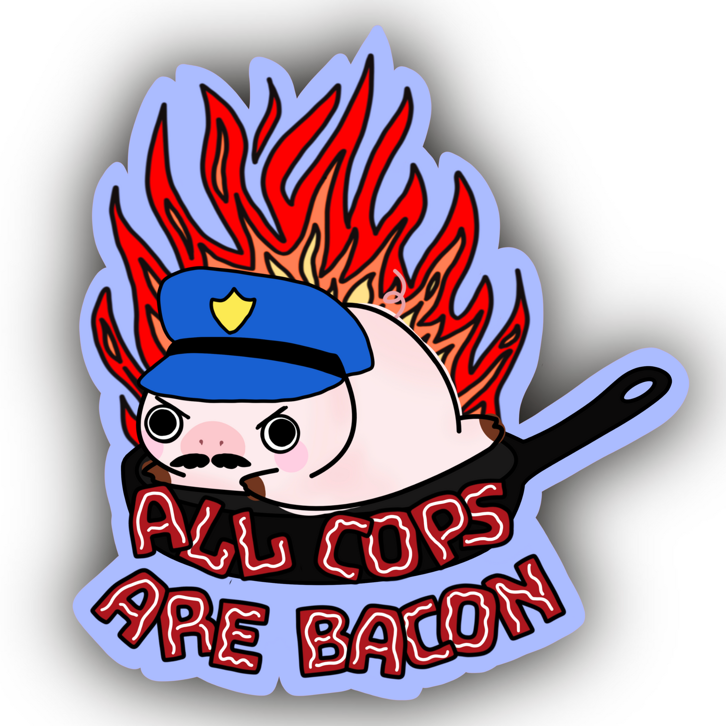 All Cops are Bacon Sticker