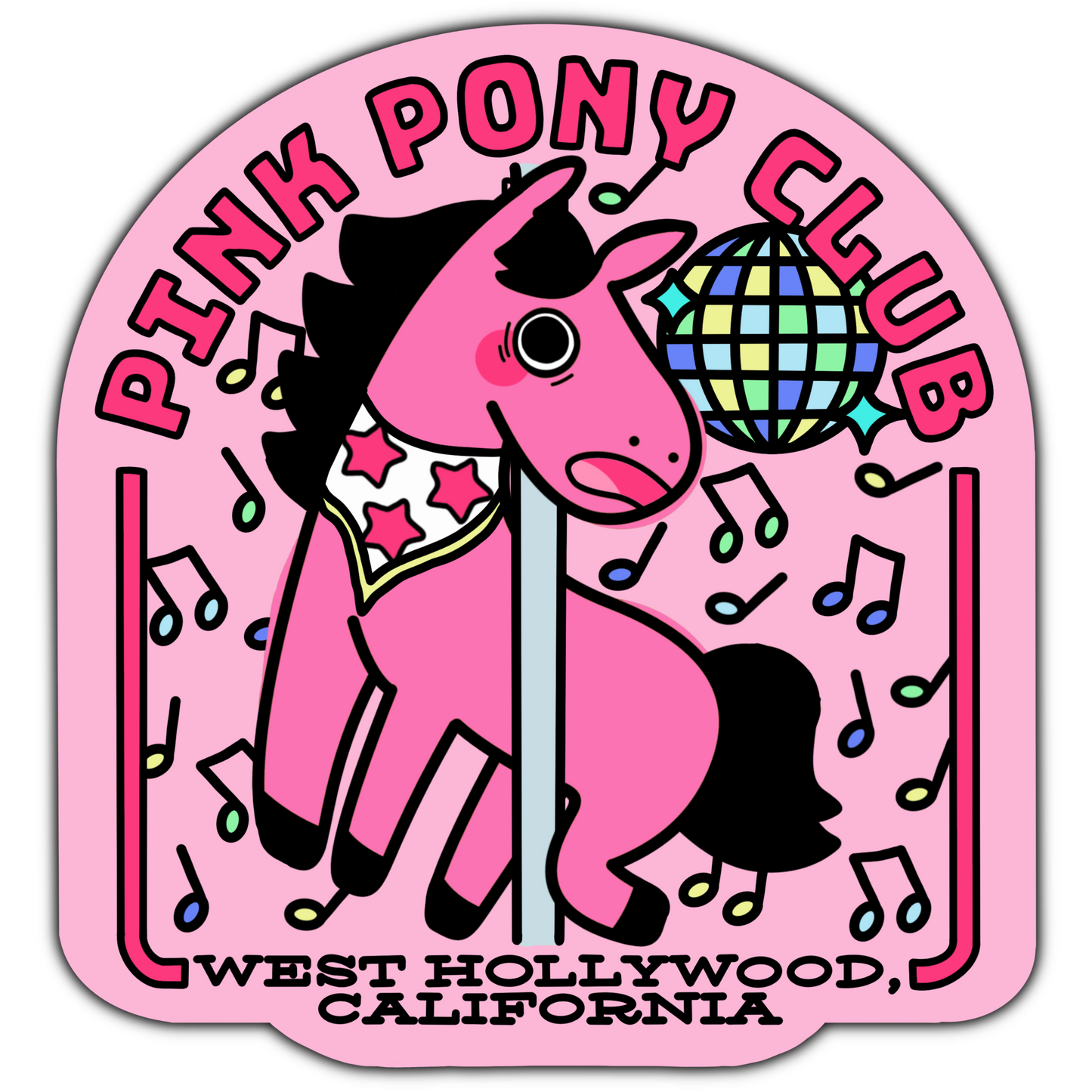 Pink Pony Club Sticker