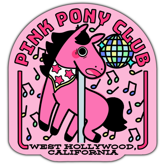 Pink Pony Club Sticker