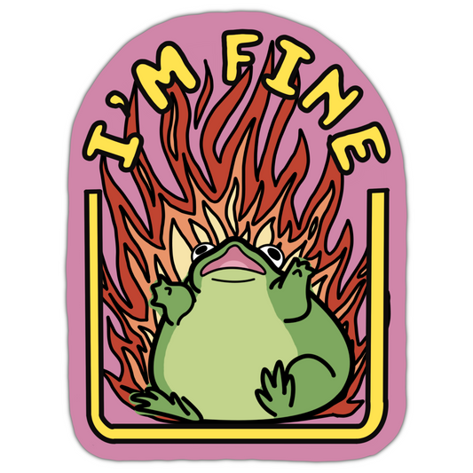 I’m fine Sticker