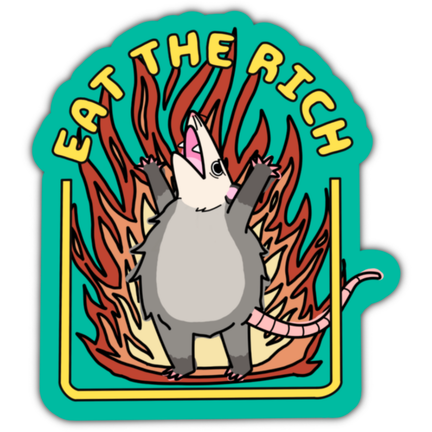 Eat the Rich - Sticker