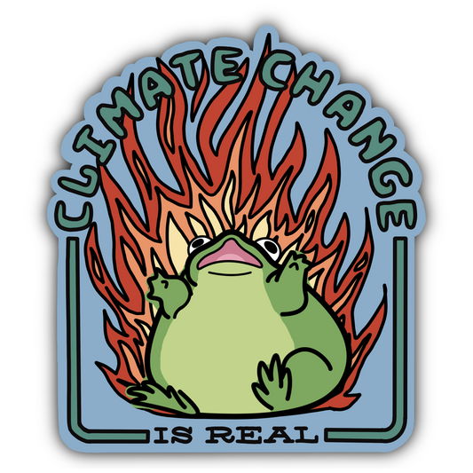 Climate Change is Real Sticker