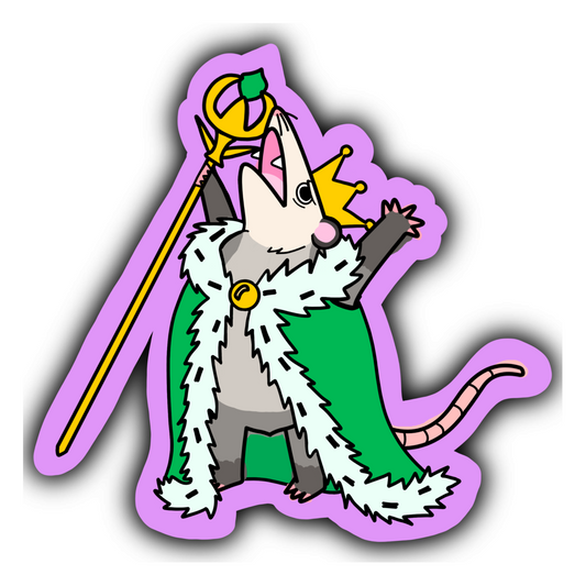 Possum King Sticker