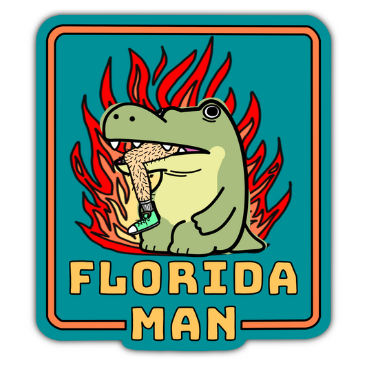 Florida Man Sticker