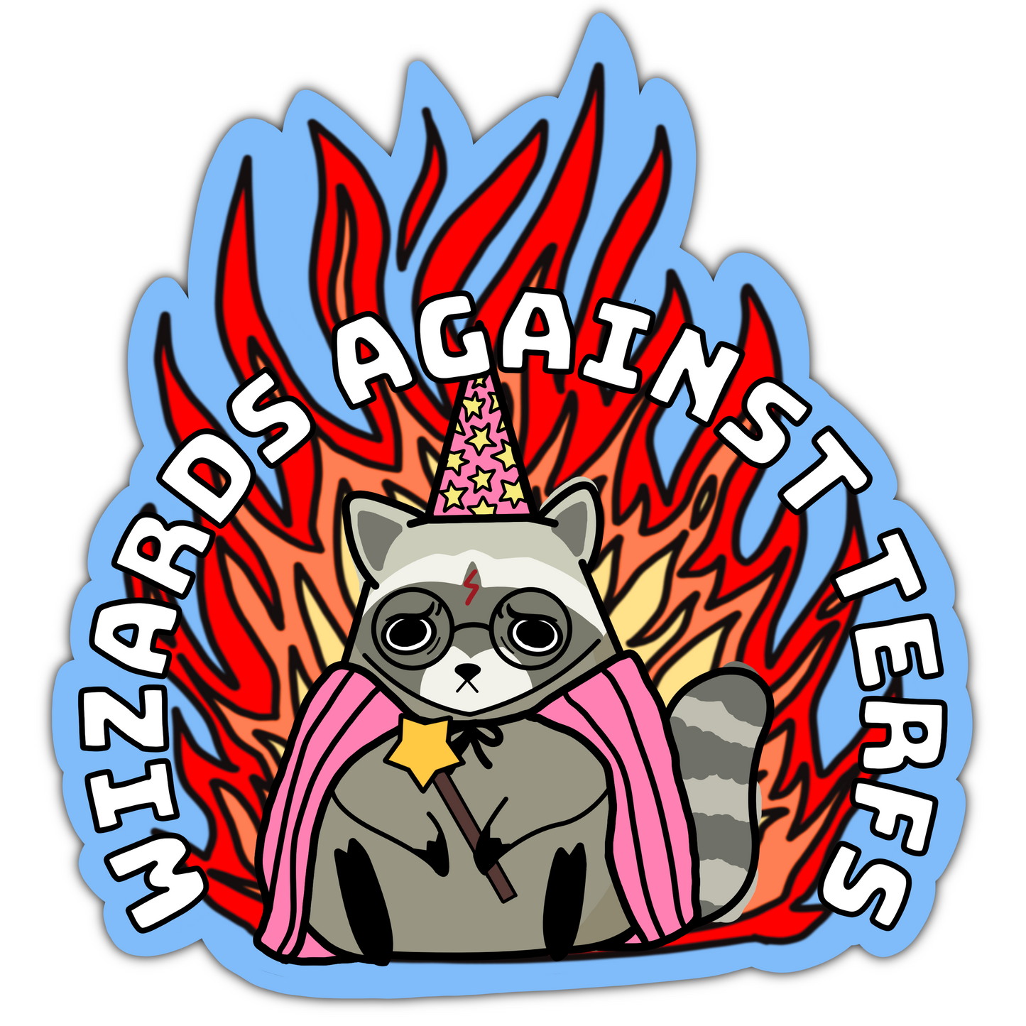 Wizards Against TERFs Sticker