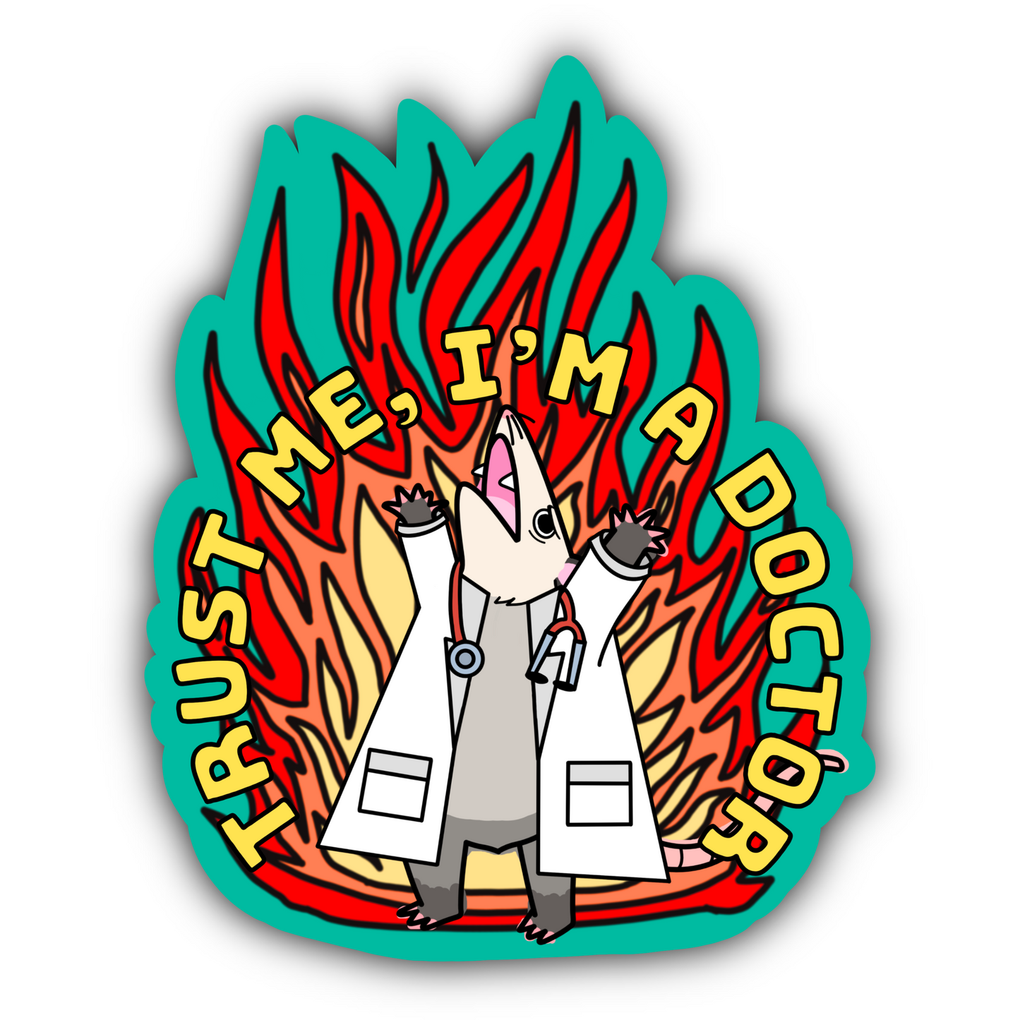 Trust Me, I’m a Doctor Sticker