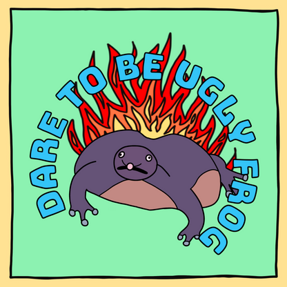 Dare to be Ugly Frog Comic Sticker Pack