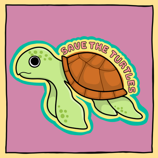 Save the Turtles- Magnet
