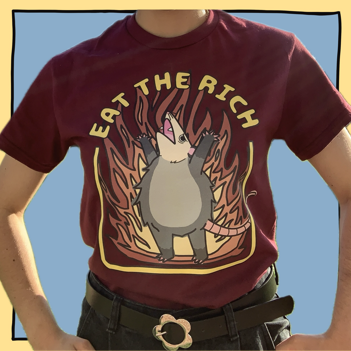 Eat The Rich Possum Shirt
